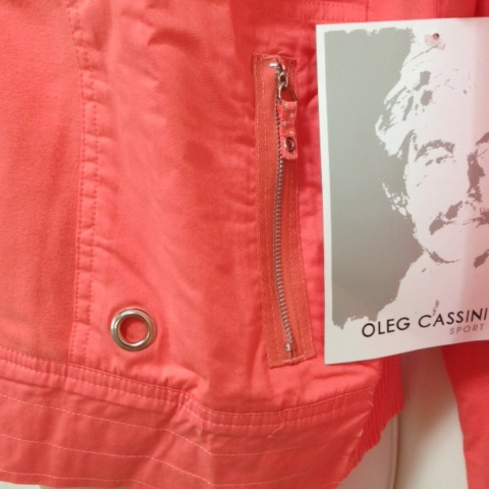 OLEG CASSINI Sport Stretch Jacket, Size S, 95% COTTON, 5% Spandex - Picture 6 of 7